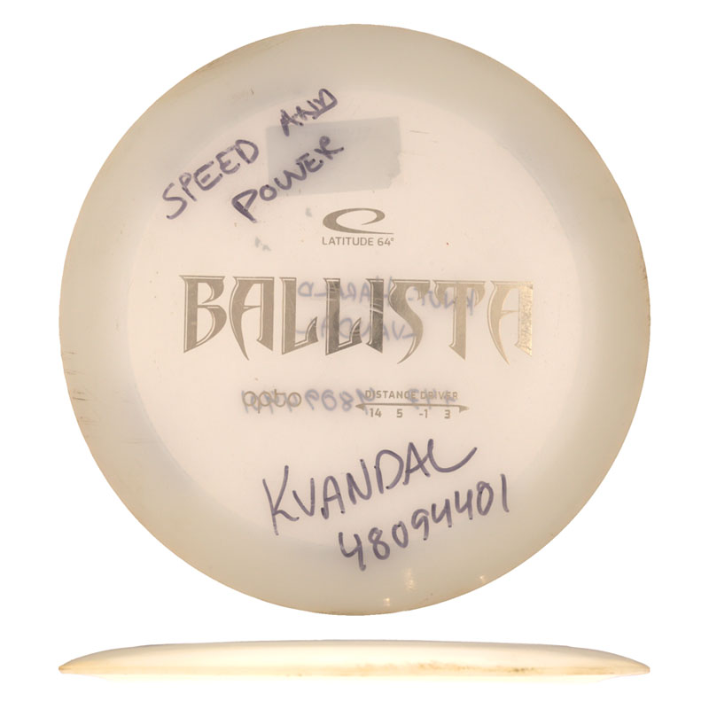 Disc golf - Opro Ballista, White, 173g