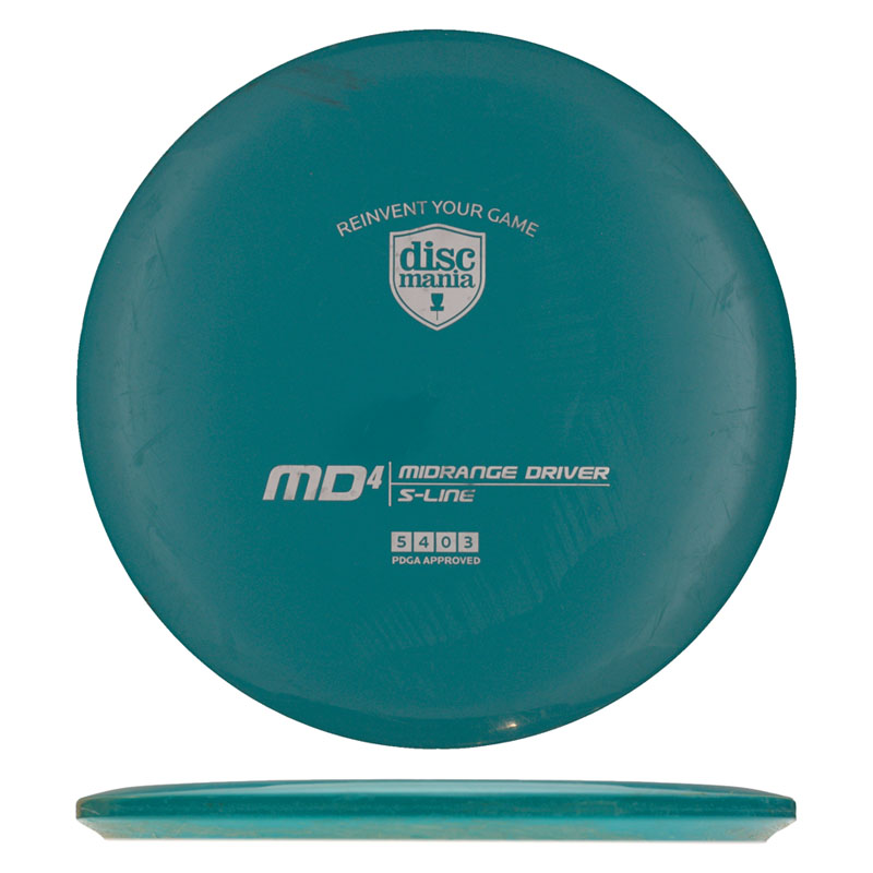 Disc golf - S-Line MD4, Turquoise, 180g