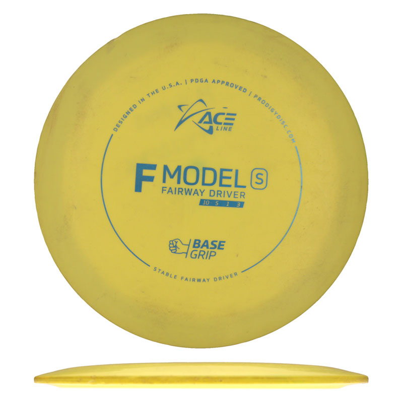 Disc golf - Base Grip F Model s, Yellow, 171g