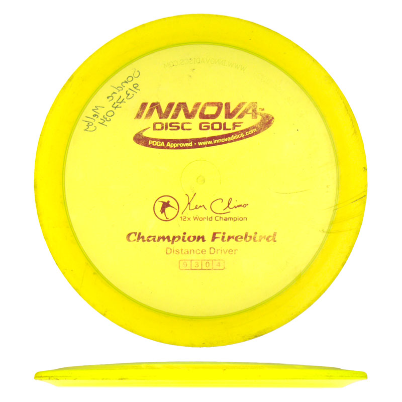 Disc golf - Champion Firebird, Yellow, 175g