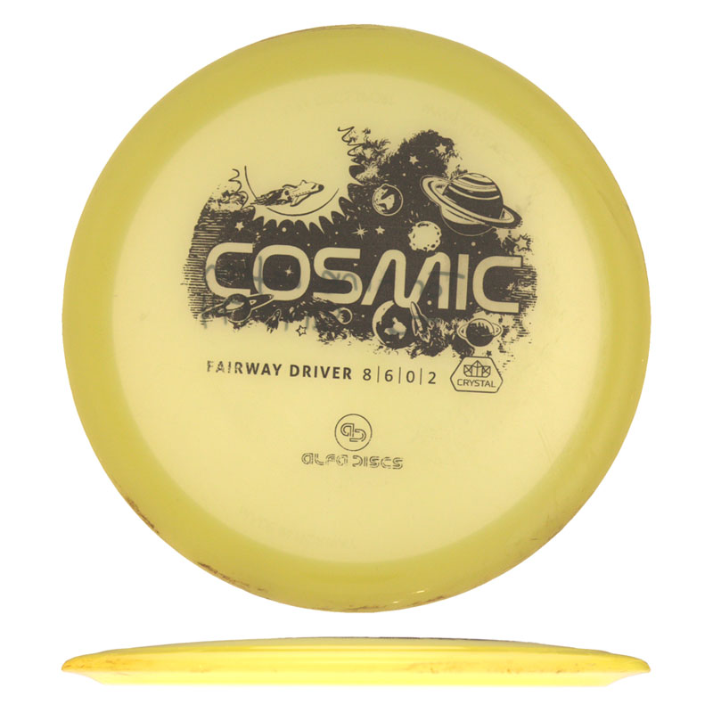 Disc golf - Crystal Cosmic, Yellow, 175g