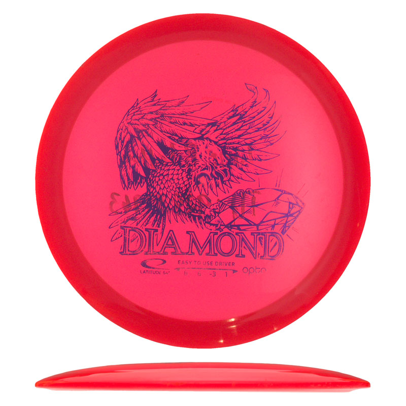 Disc golf - Opto Diamond, Red, 158g