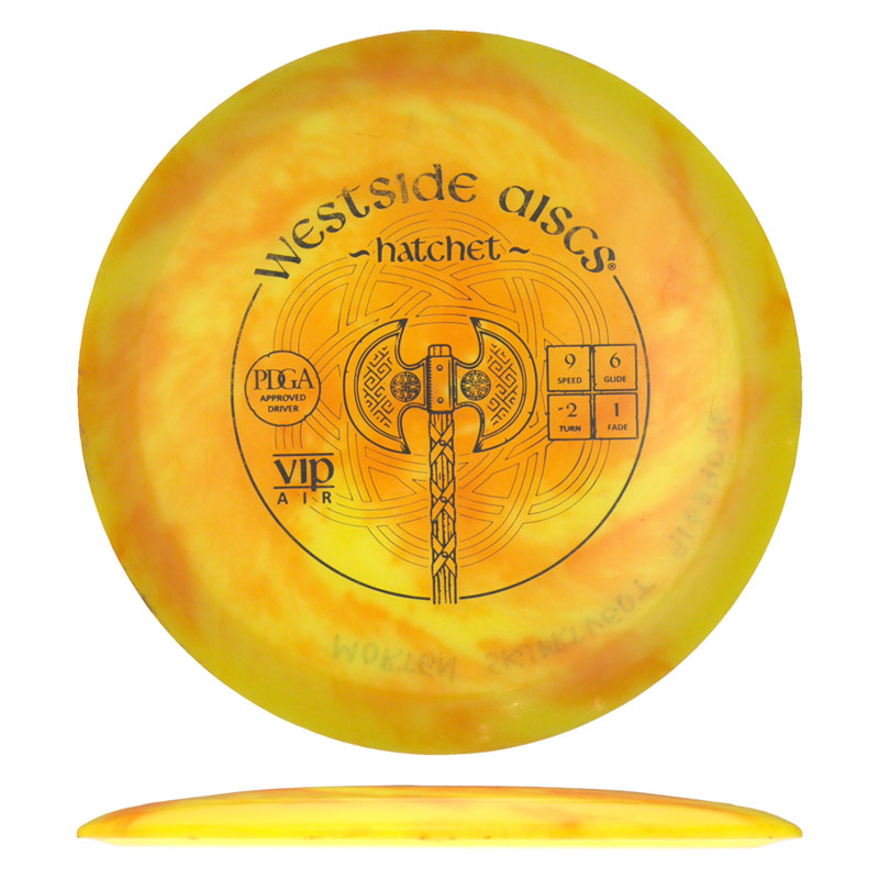 Disc golf - VIP Air Hatchet, Yellow, 159g