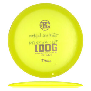 Disc golf - K1 Idog, Yellow, 172g