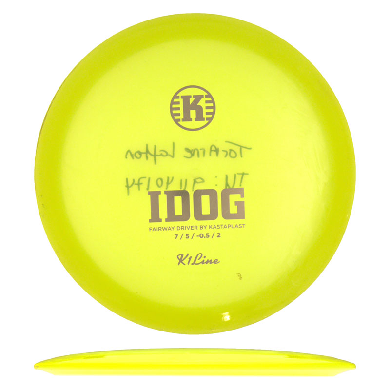 Disc golf - K1 Idog, Yellow, 172g