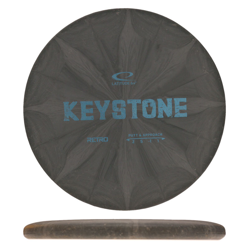 Disc golf - Retro Keystone, Grey, 173g