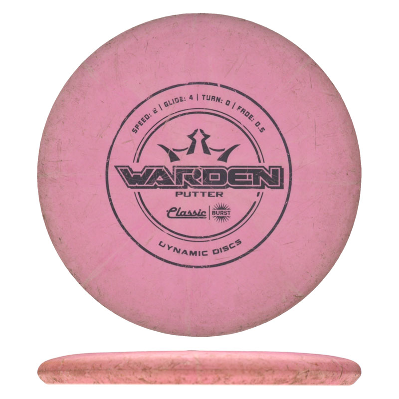 Disc golf - Classic Burst Warden, Pink, 173g