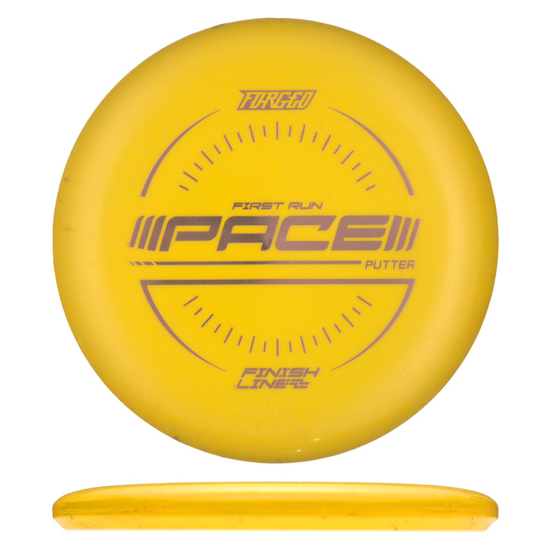 Disc golf - Forged Pace, Yellow, 175g