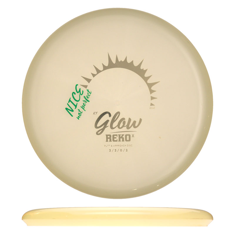 Disc golf - K1 Glow RekoX, White, 177g