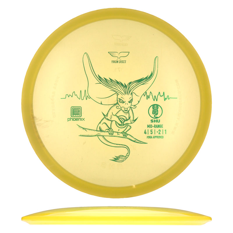 Disc golf - Phoenix Shu, Yellow, 172g