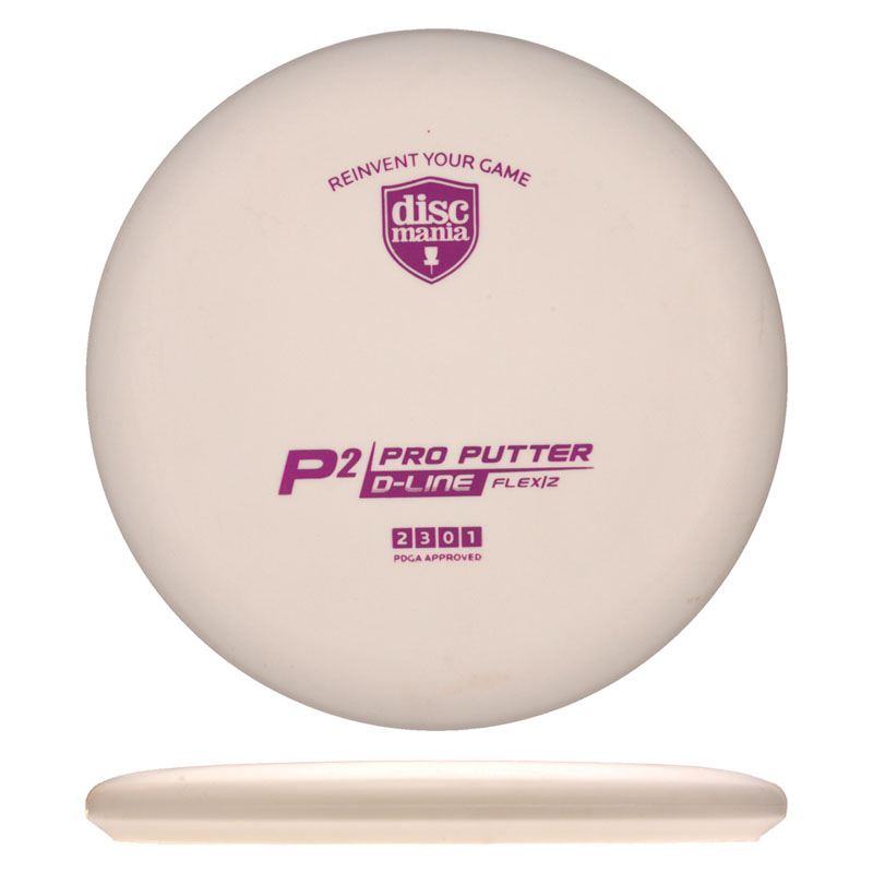 Disc golf - D-Line Flex 2 P2, White, 173g