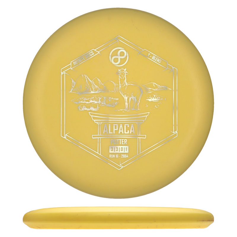 Disc golf - X-Blend Alpaca, Yellow, 175g