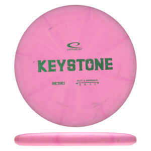 Disc golf - Retro Keystone, Pink, 173g