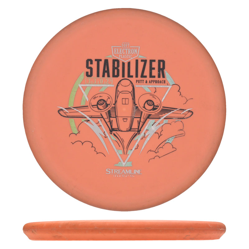 Disc golf - Electron Soft Stabilizer, Orange, 173g
