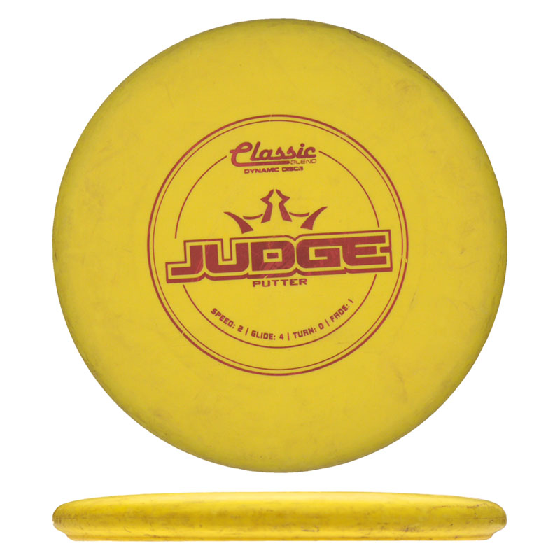 Disc golf - Classic Blend Judge, Yellow, 173g