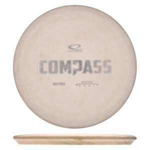 Disc golf - Retro Compass, White, 176g