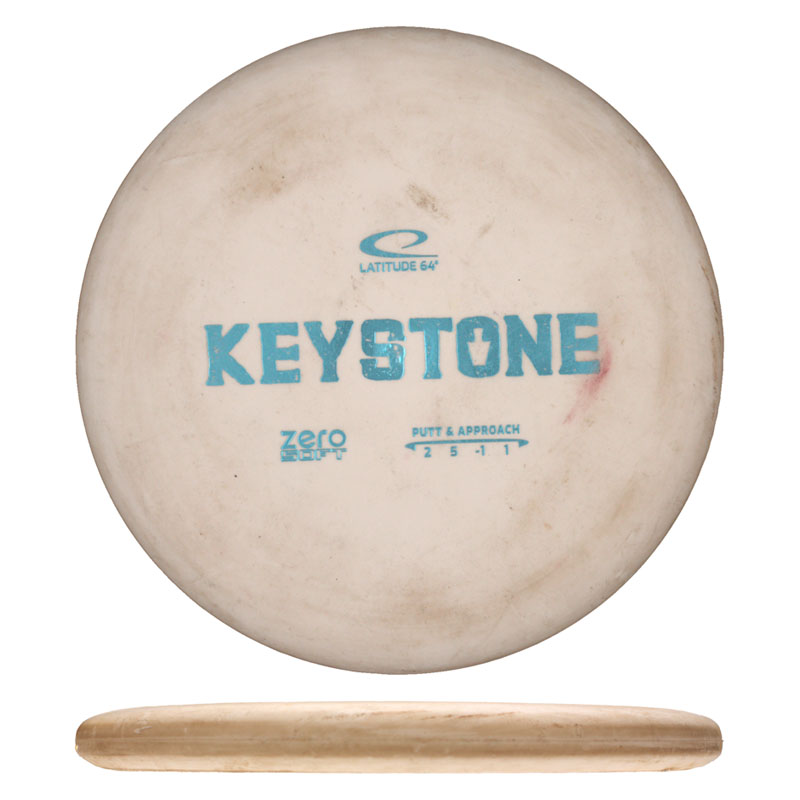 Disc golf - Zero Soft Keystone, White, 173g