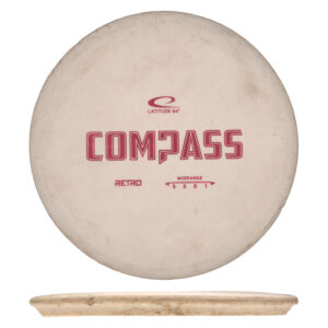 Disc golf - Retro Compass, White, 176g