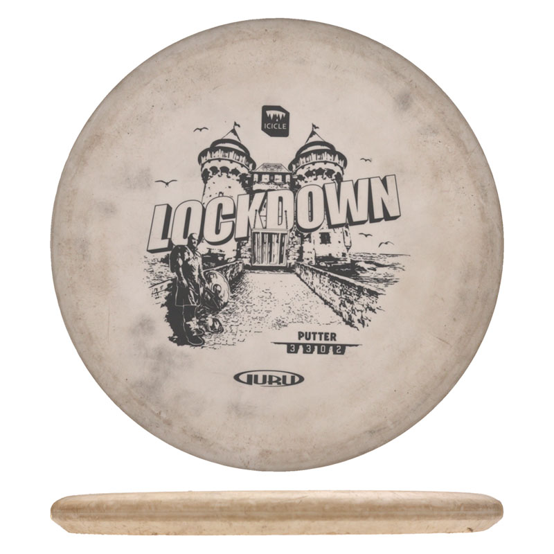 Disc golf - Icicle Lockdown, White, 150g