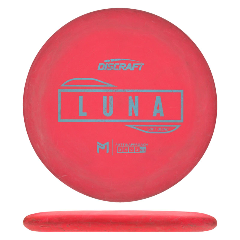 Disc golf - Putter Line Soft Blend Luna, Red, 174g