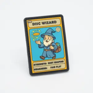 PVC Patch Character - Disc Wizard