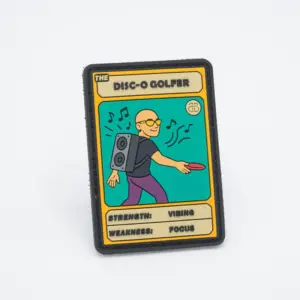 PVC Patch Character - Disc-o Golfer