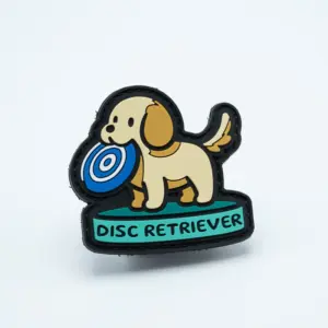PVC Patch - DISC RETRIEVER DOG