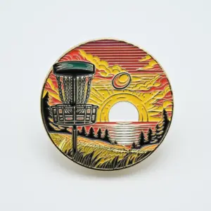 PIN - DISC GOLF SUN SET