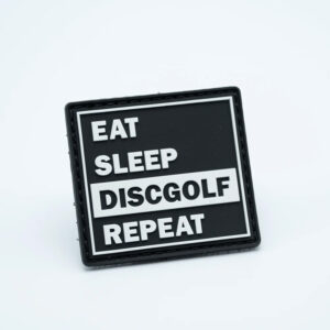 PVC Patch  - EAT SLEEP DISCGOLF REPEAT