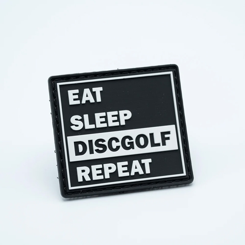 PVC Patch - EAT SLEEP DISCGOLF REPEAT