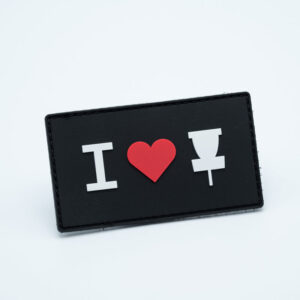PVC Patch  - I LOVE DISCGOLF
