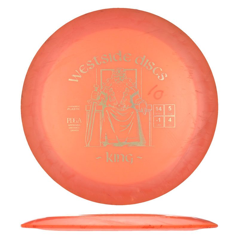 Disc golf - Tournament King, Orange, 173g