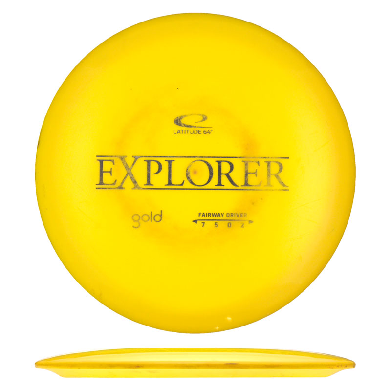 Disc golf - Gold Explorer, Yellow, 174g