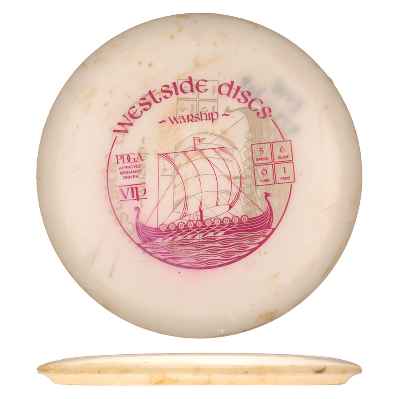 Disc golf - VIP Warship, White, 177g
