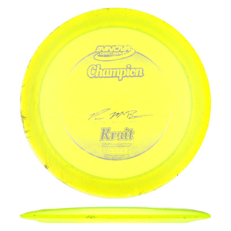Disc golf - Champion Krait, Yellow, 175g