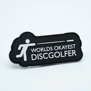 PVC Patch  - WORLDS OKAYEST DISCGOLFER