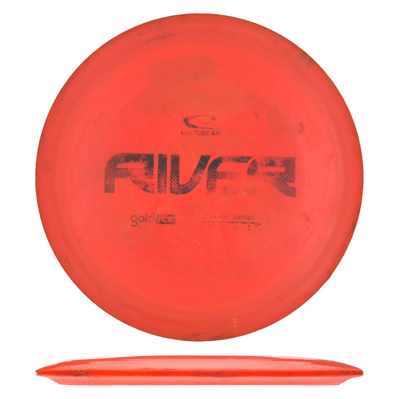 Disc golf - Gold-Ice River, Orange, 176g