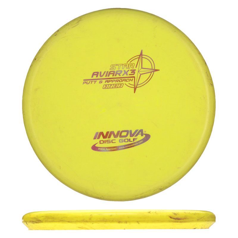 Disc golf - Star AviarX3, Yellow, 175g
