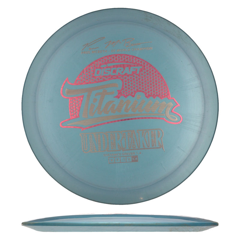 Disc golf - Titanium Undertaker, Blue, 172g