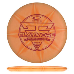 Disc golf - Gold-Ice Burst Claymore, Orange, 173g