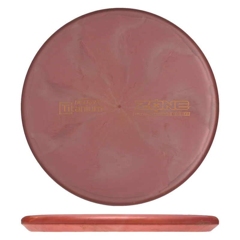 Disc golf - Titanium Zone, Red, 174g