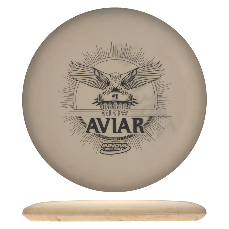Disc golf - Glow Aviar, White, 171g
