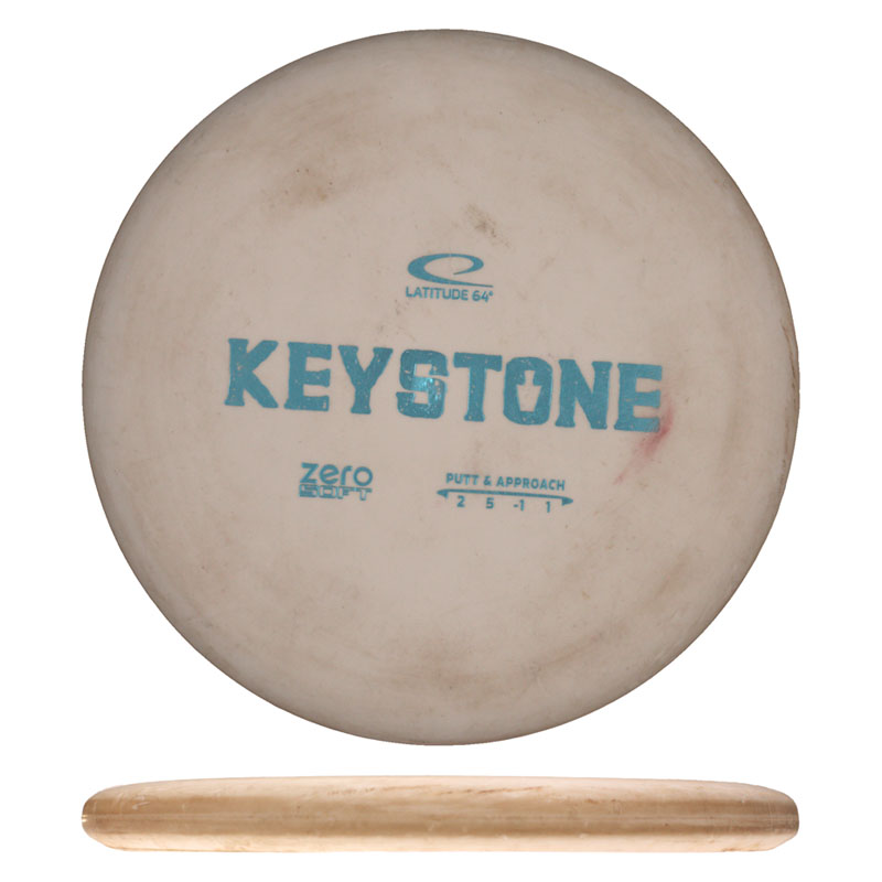 Disc golf - Zero Soft Keystone, White, 173g