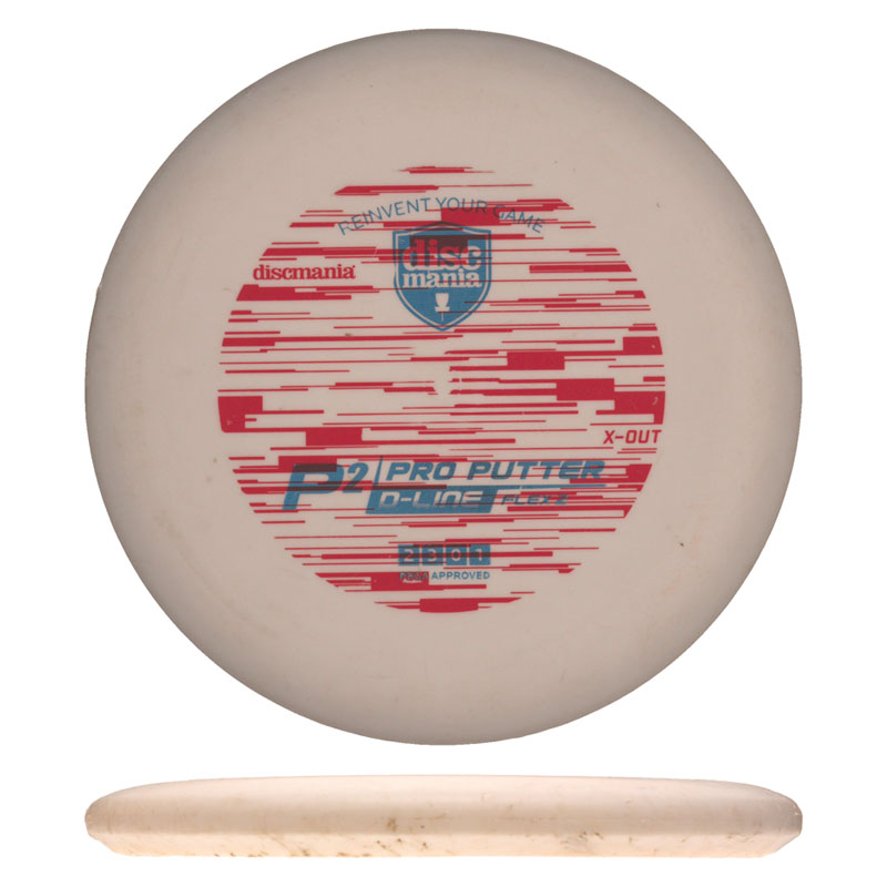 Disc golf - D-line Flex 2 P2, White, 173g