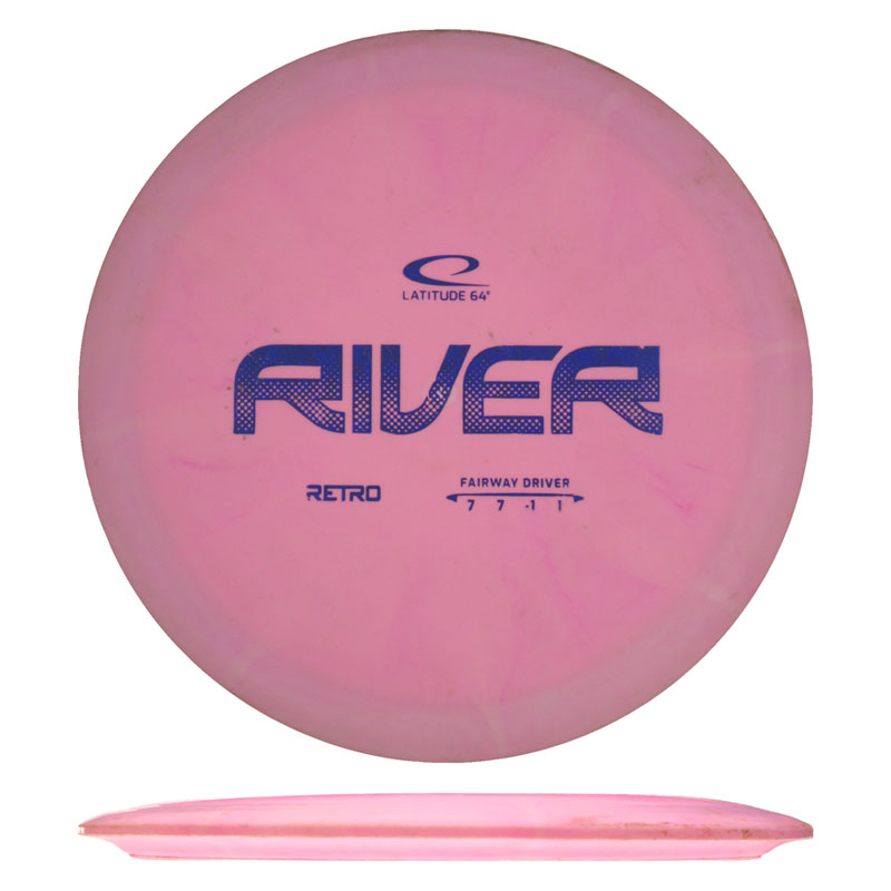 Disc golf - Retro River, Pink, 173g