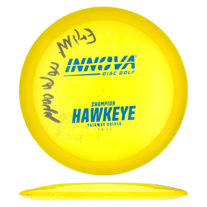 Disc golf - Chamion Hawkeye, Yellow, 173g