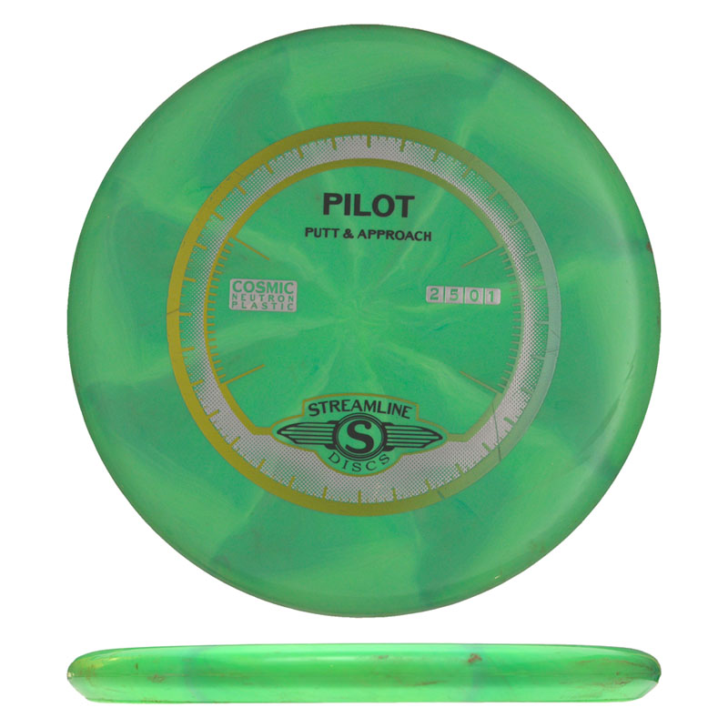 Disc golf - Cosmic Neutron Pilot, Green, 174g