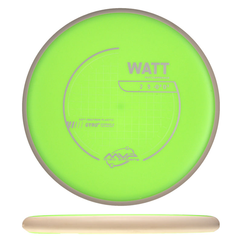 Disc golf - Neutron Soft Watt, Green, 173g