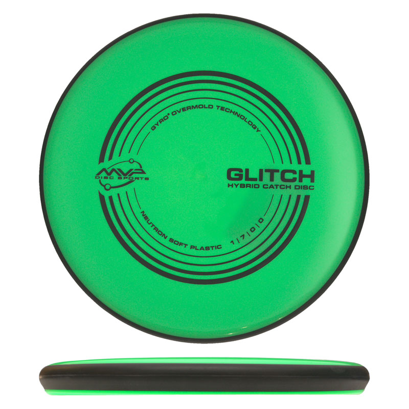 Disc golf - Neutron Soft Glitch, Green, 152g