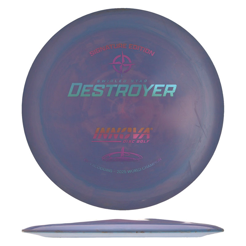 Disc golf - Star Swirled Destroyer, Purple, 175g